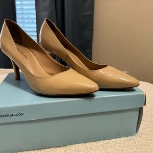 Women's Tan Pumps - Melani
